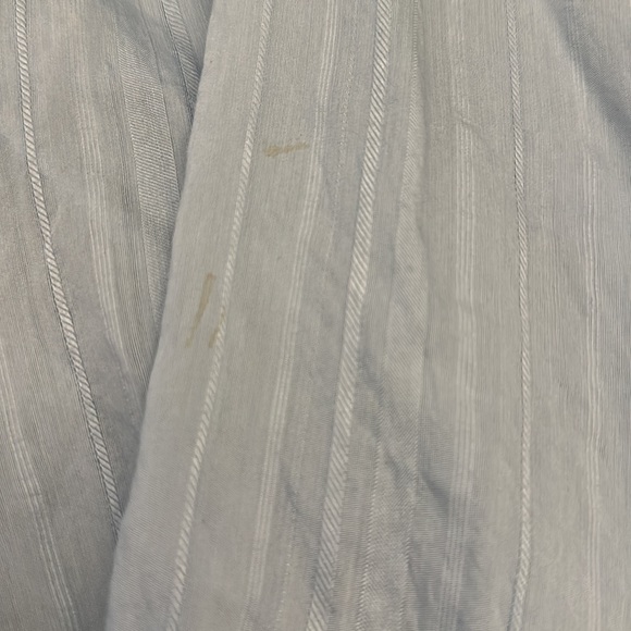 Vince Stripe Popover Blouse, Blue, Size Medium - Picture 4 of 5